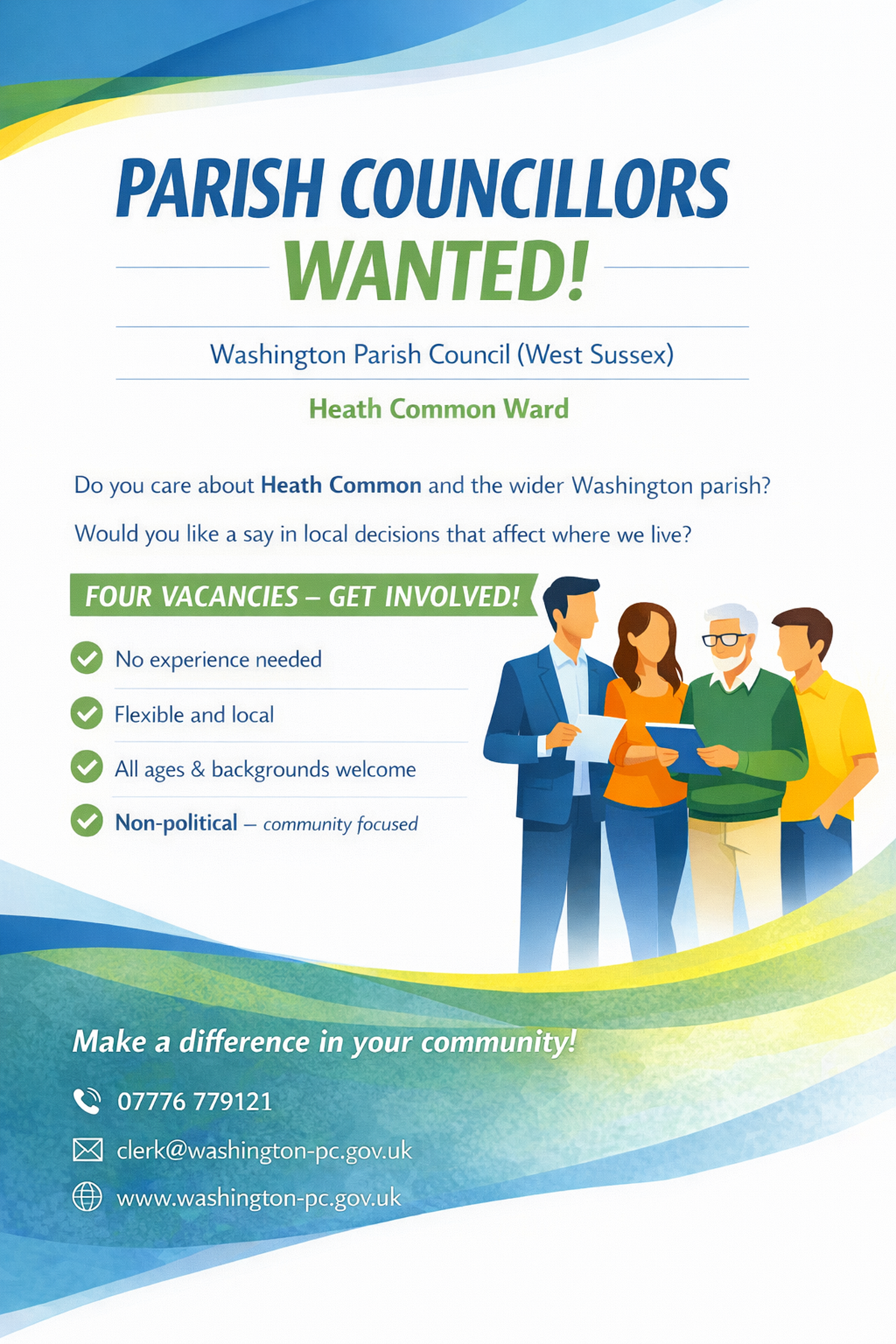 Parish Councillors Wanted!